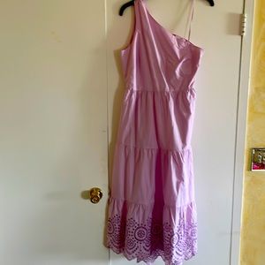 Ladies lilac color one shoulder Dresss